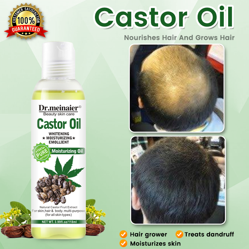 Hair Grower For Men Original Fast Long Hair Organic Castor Oil For Hair