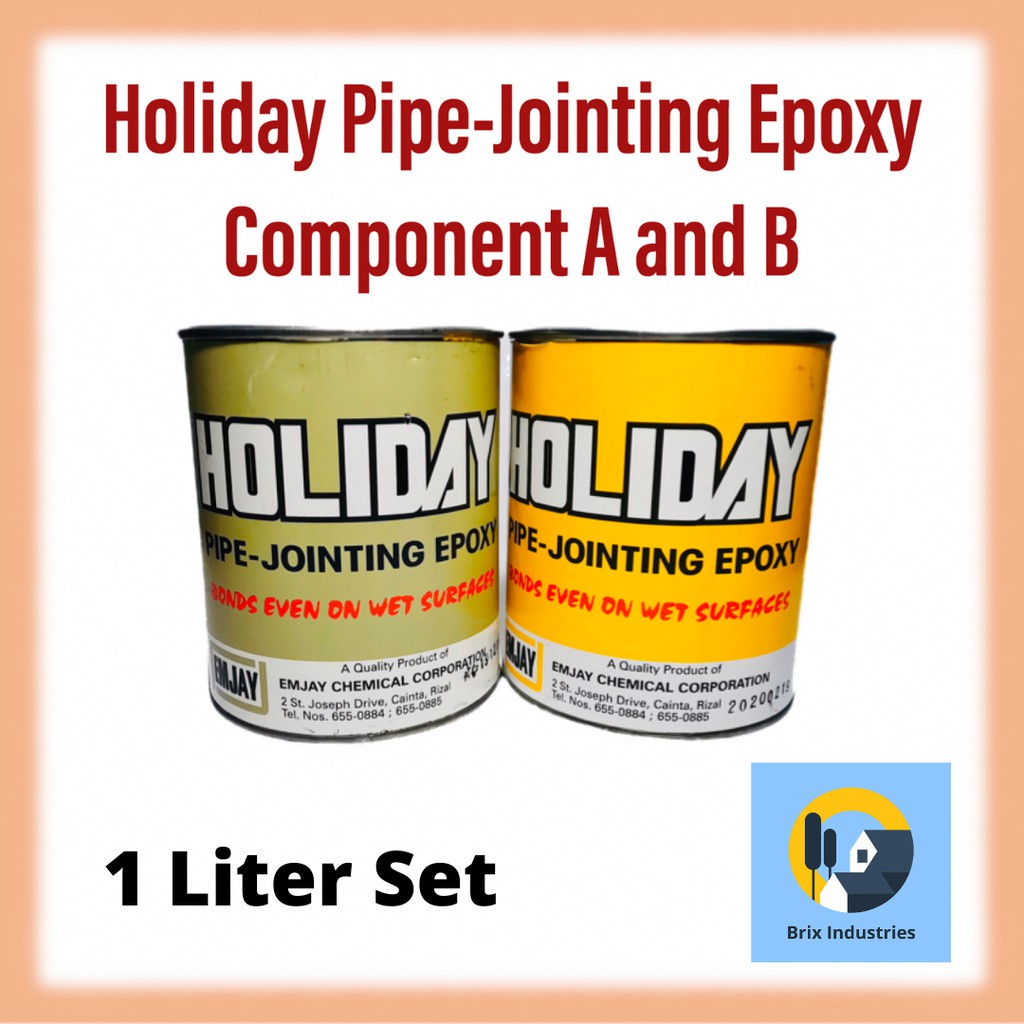 free shipping Holiday Pipe Jointing Epoxy (1 Liter set) Component A and