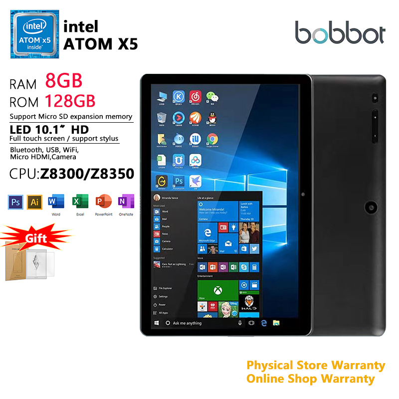 Bobbot 10.1inch tablet Microsoft Office tablet Windows 10.1inch tablet