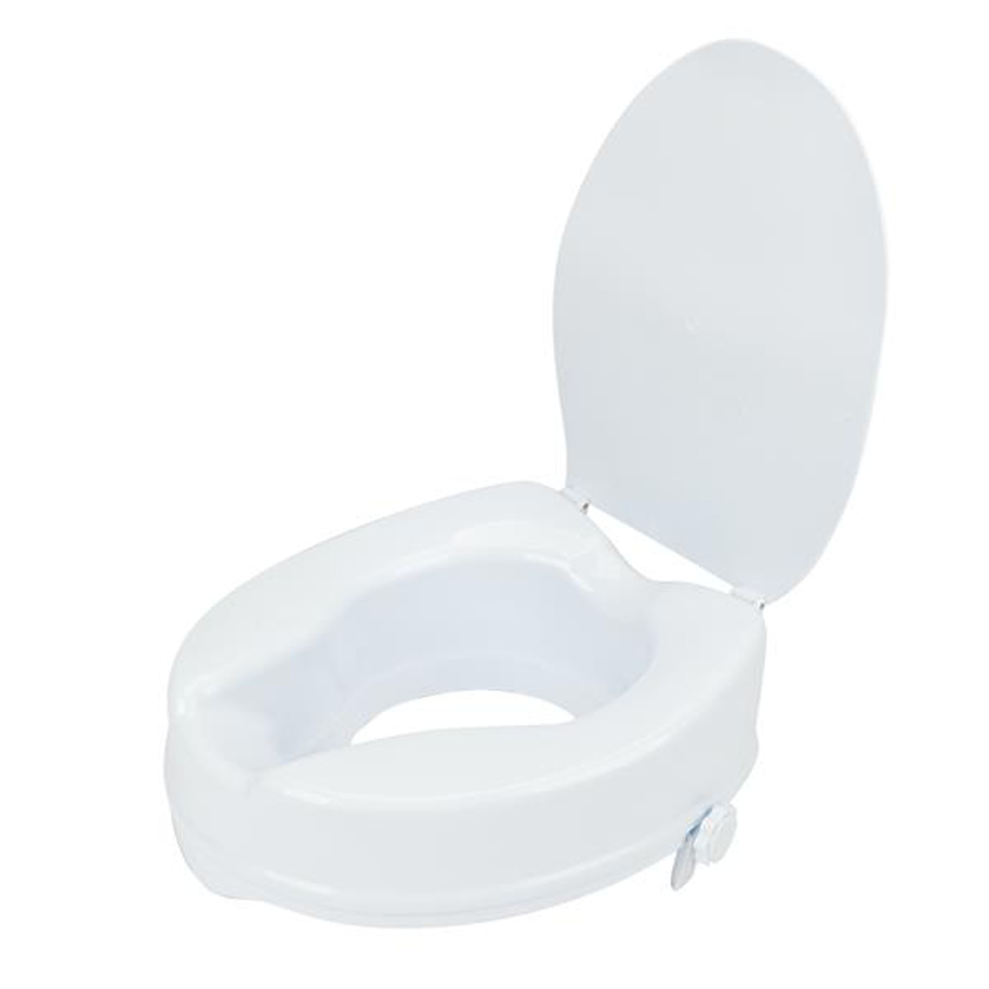 Raised Toilet Seat Lift Safety Height Elevated Tightening Elder