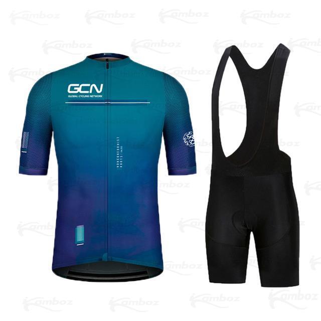 2022 GCN Cycling Jersey Set MTB Uniform Bike Wear Ropa Ciclismo New
