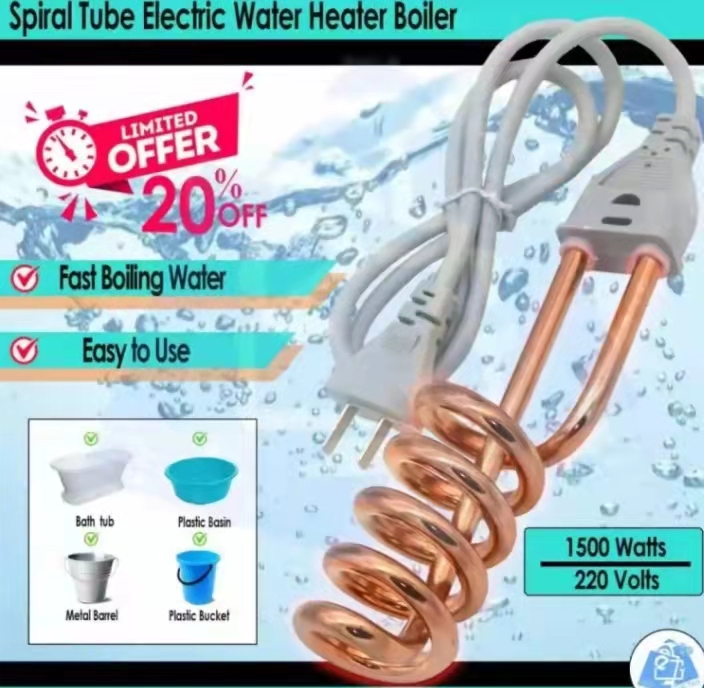 XX Automatic Poweroff Electric Immersion Heater Boiler Spiral Tube