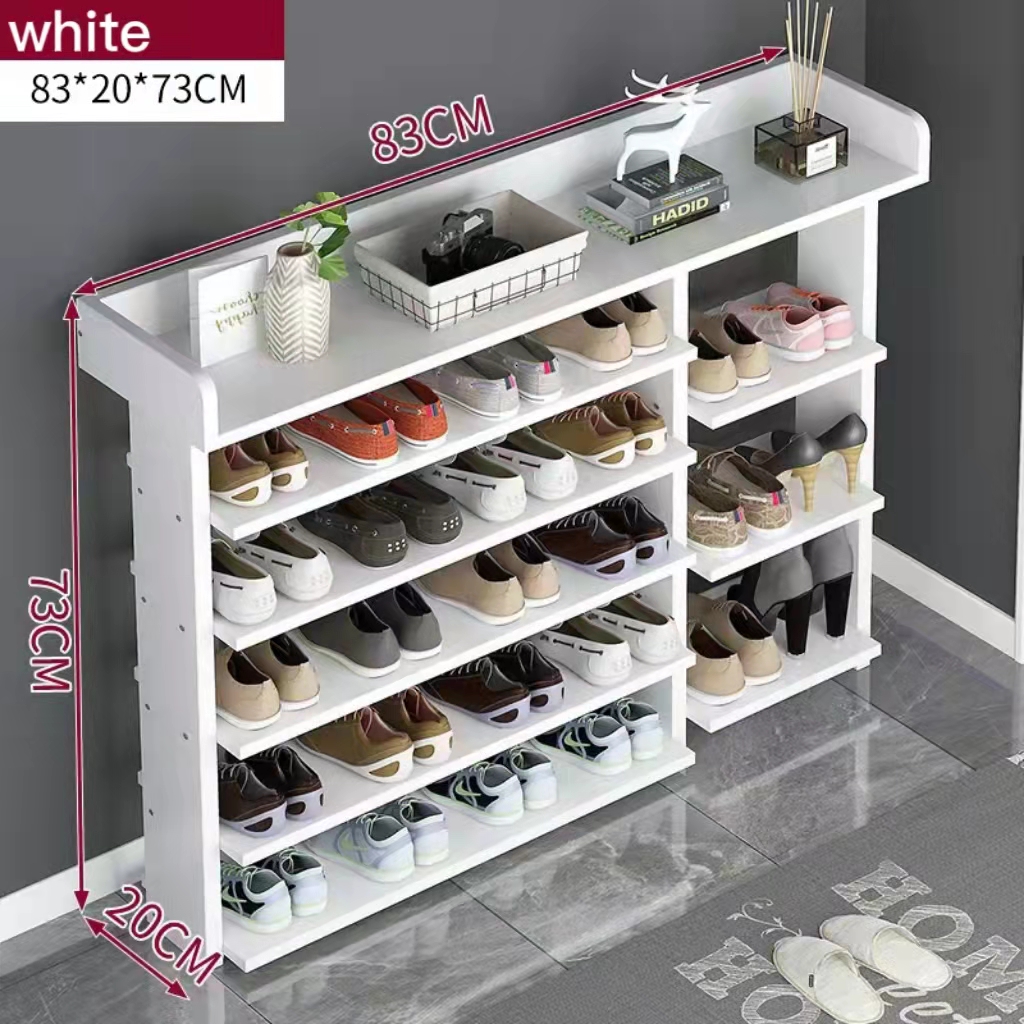 Shoe Rack Storage Box with Drawer Wooden Shelf Wooden Shoe Shoebox Shoe Storage Rack 6