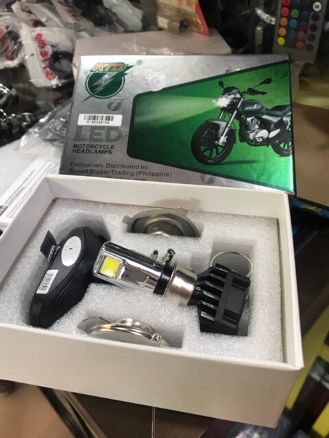motorcycle led headlight M02D RTD tri led 25w ORIGINAL with fan | Lazada PH