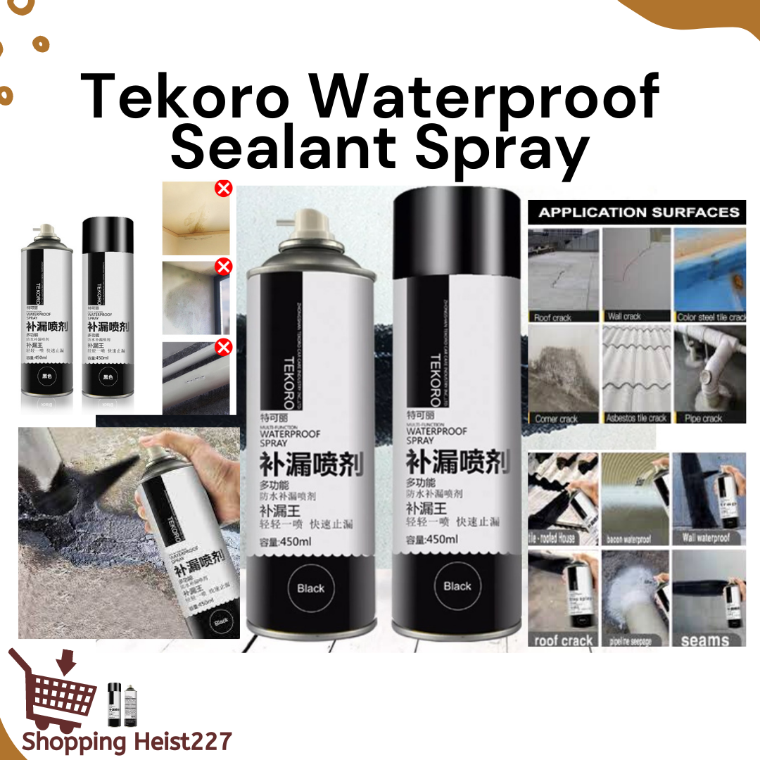 TOP SELLING!!! TEKORO WATERPROOF SEALANT SPRAY Anti (TULO)Leak Sealant ...