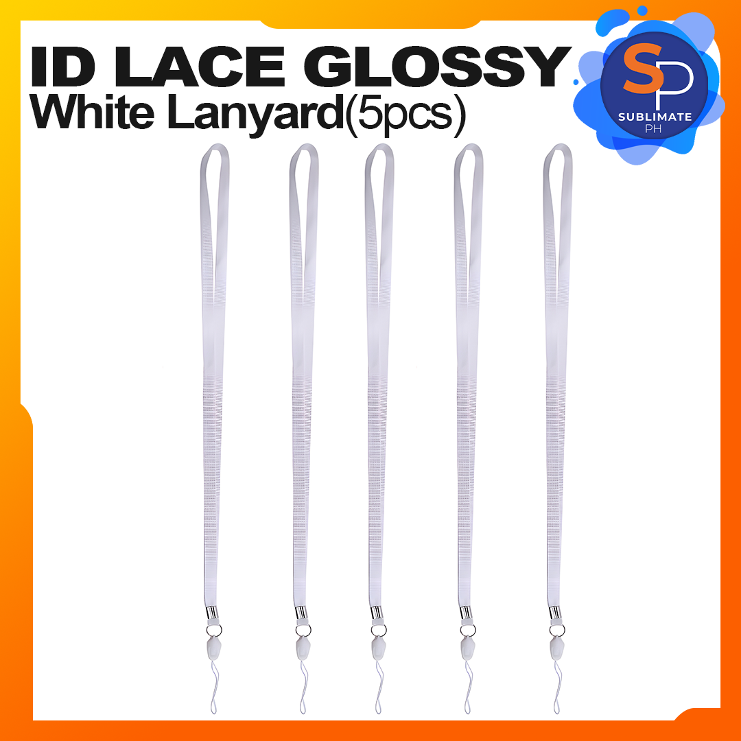 5PCS ID Lace Glossy with rope holder 53.5 x 1 cm Lanyard ID Holder