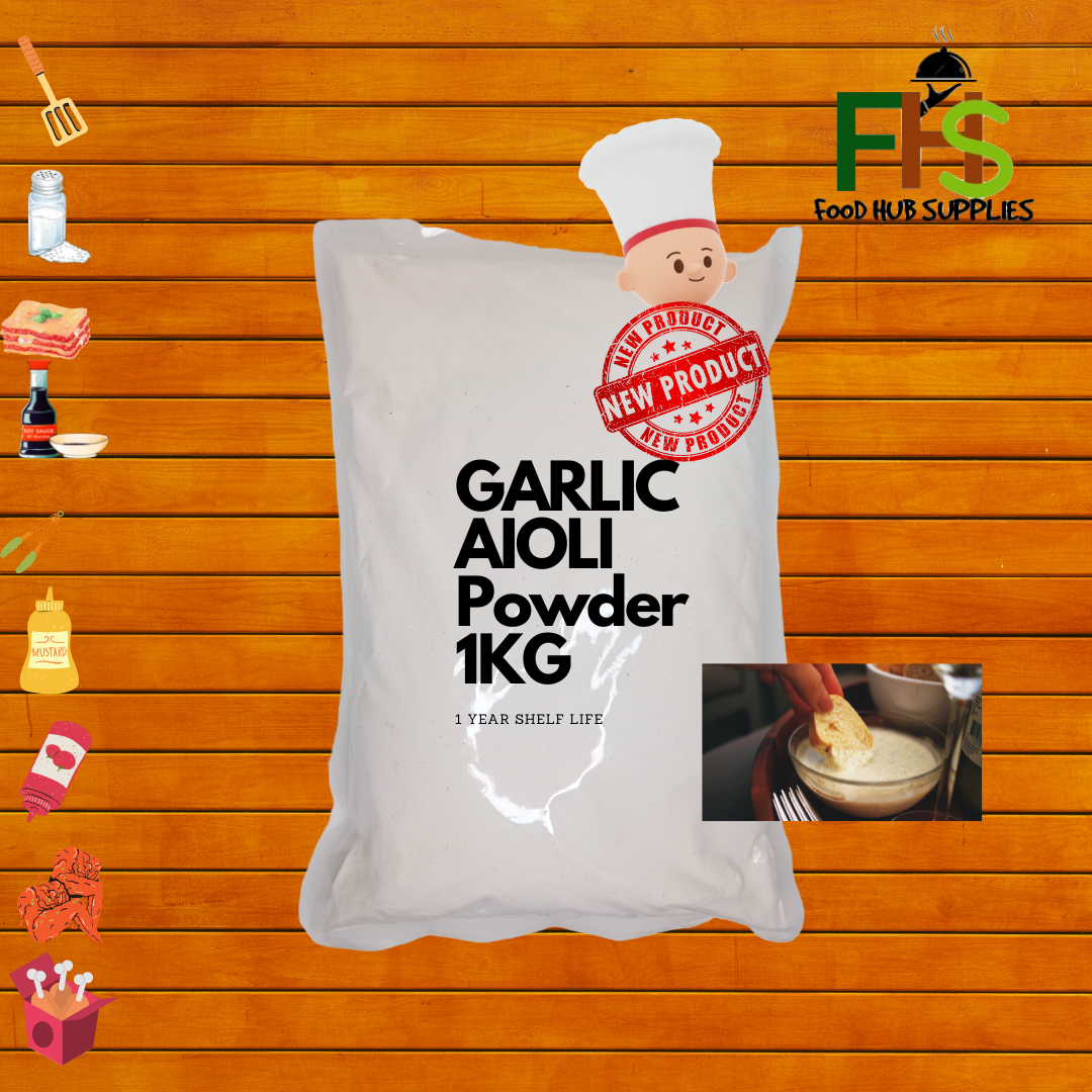 GARLIC AIOLI POWDER 1kg (for garlic mayo, garlic sauce) Lazada PH