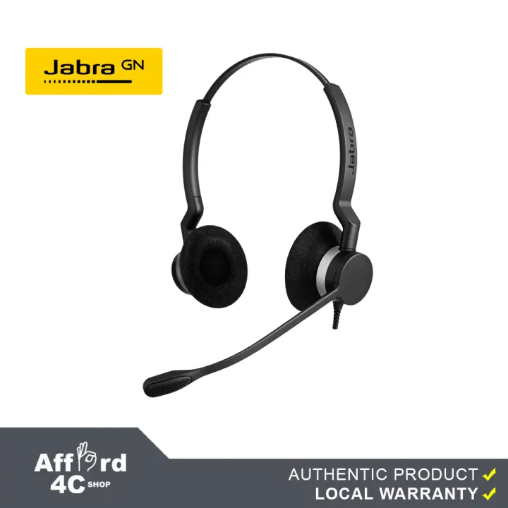 Jabra Biz 2300 Duo Usb Ms Hd Voice Part No 2399 3 109 Lazada Ph