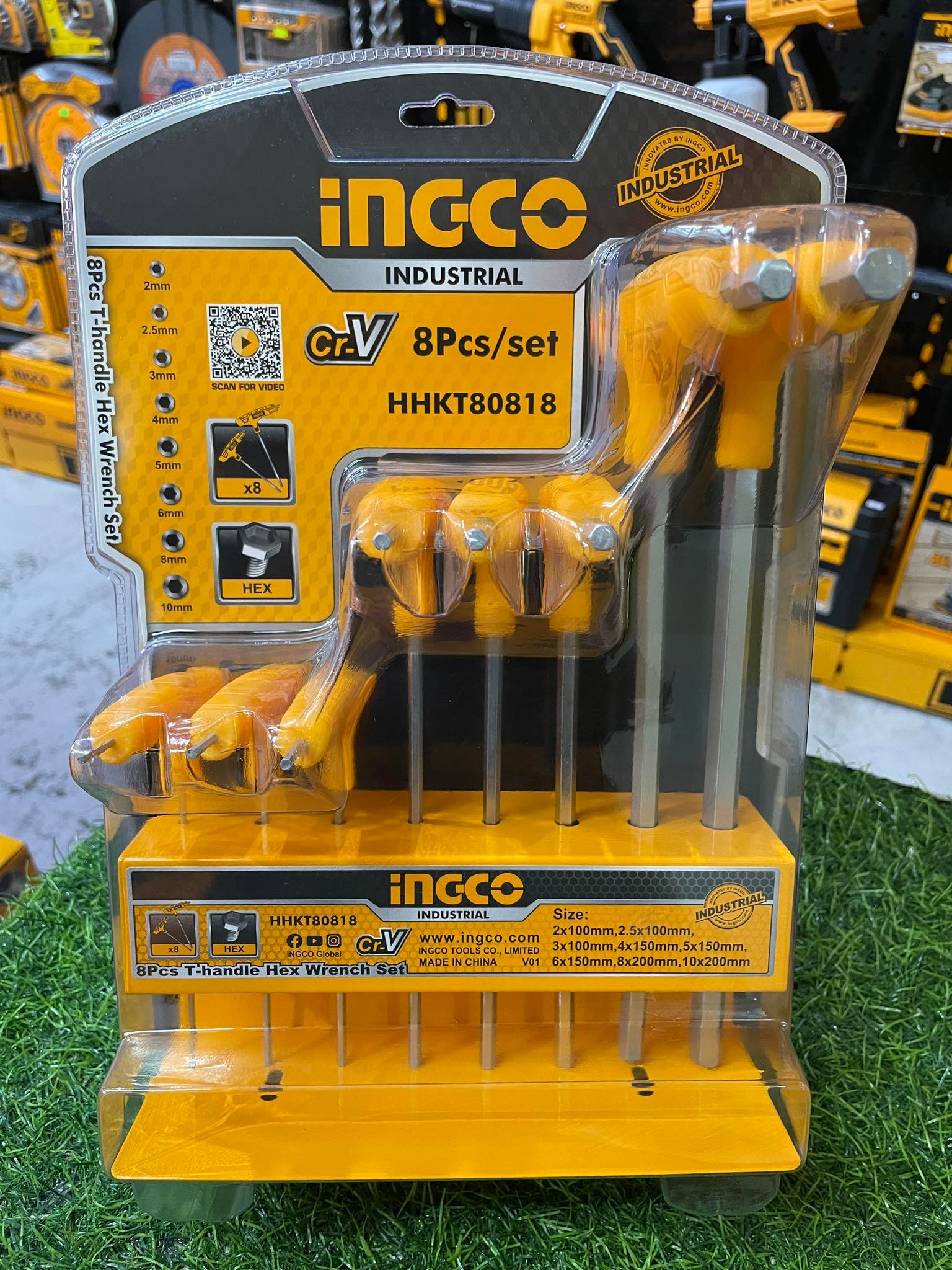 Ingco 8 PCS THandle Hex Wrench Set HHKT80818 Lazada PH