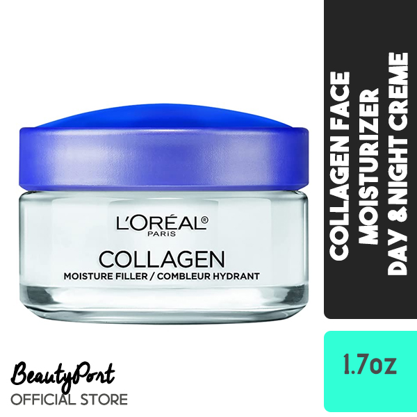 Loreal Paris Skincare Collagen Face Moisturizer Day And Night Cream