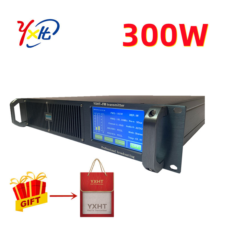 YXHT-2 300W Fm touch screen Transmitter For School/ Church /Radio broadcast  Transmitter 87.5-108MHZ 6 years warranty accept COD