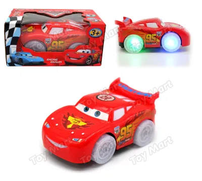 Lightning McQueen Mini Lightning Car Battery Operated w/ Sound and Light Vehicle Play Set Cars