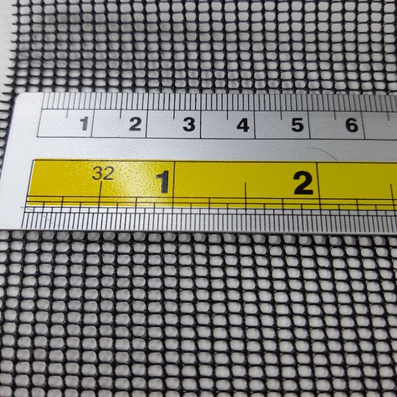 MESH per YARD: Rubberized Nylon Hard Mesh Super strong rubber net heavy  duty black Jacket Bag Vest