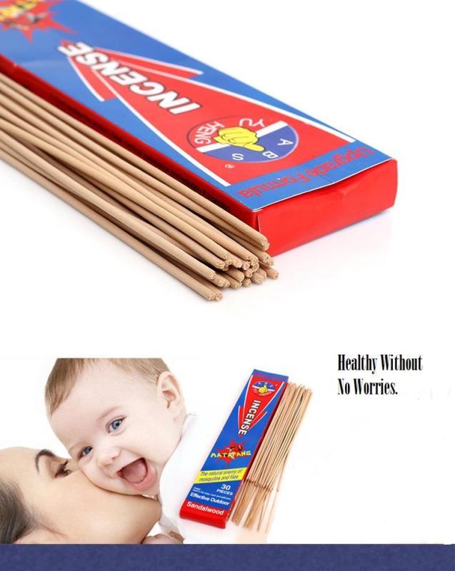 Incense Sandalwood Sticksfor Flies and Mosquito 1box 30pcs sticks No