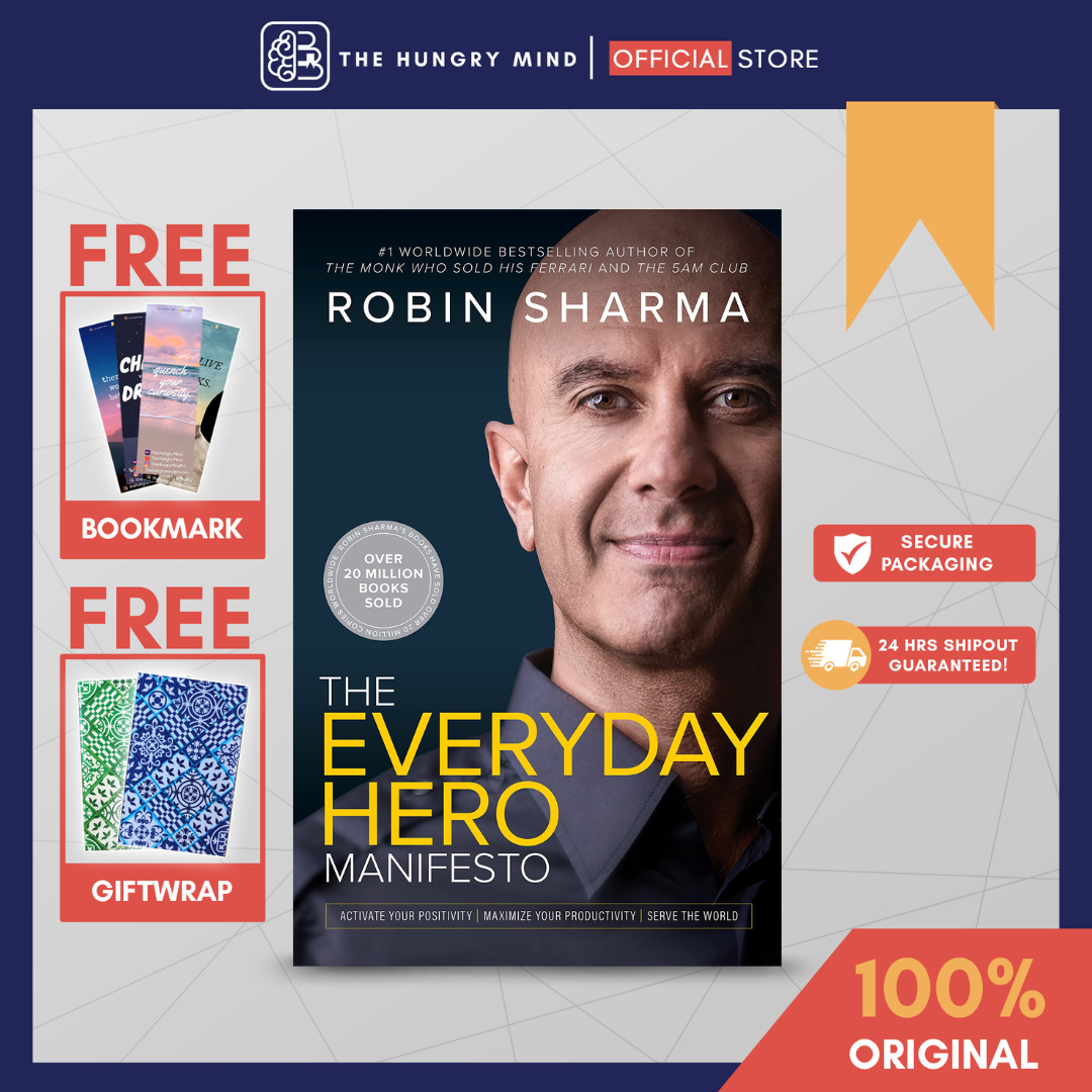 The Everyday Hero Manifesto (ORIGINAL) by Robin Sharma (PB) Freebies Books Non Fiction Self Help The Everyday Hero Manifesto (ORIGINAL) by Robin Sharma (PB) Freebies Books Non Fiction Self Help