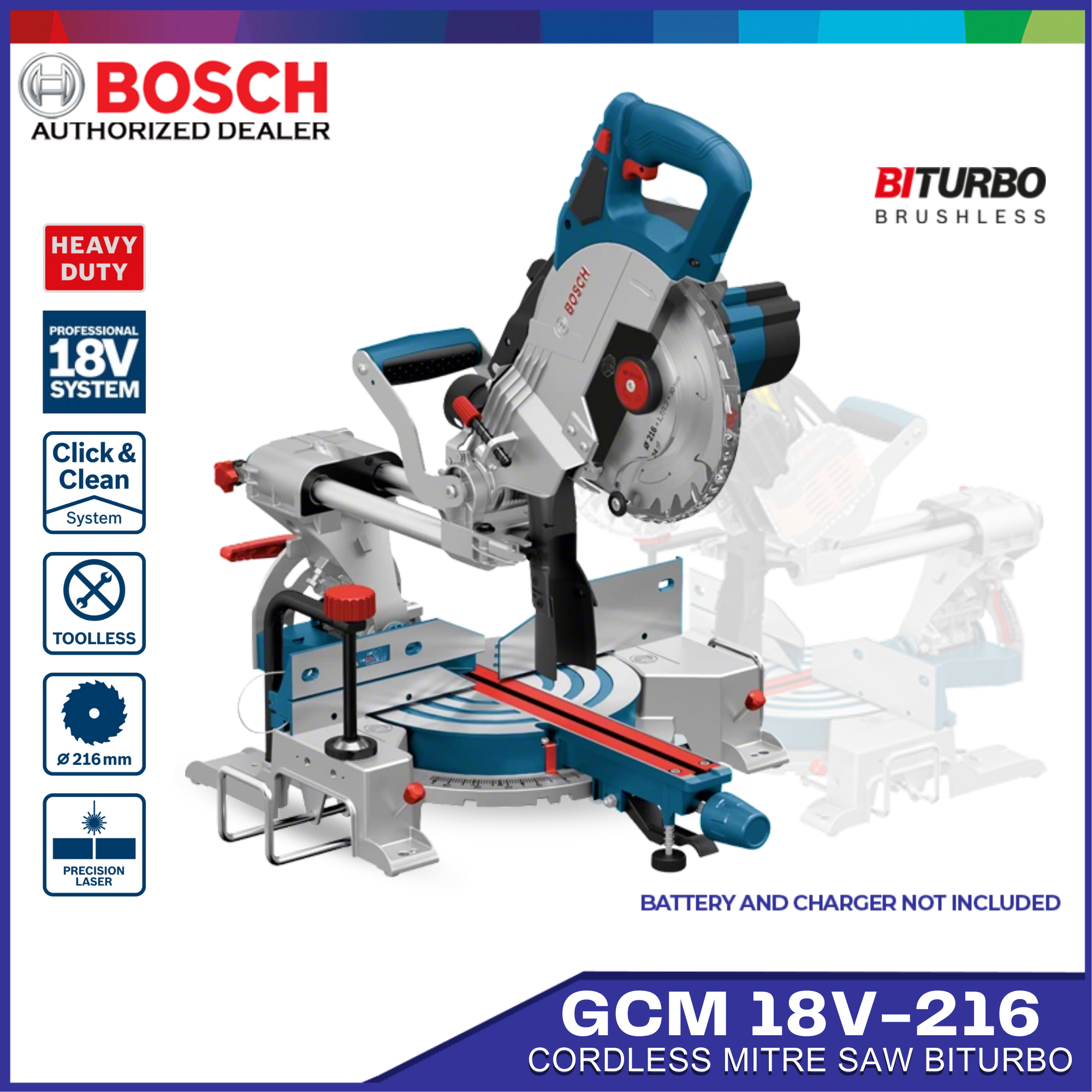 Bosch 18v cordless mitre saw hot sale