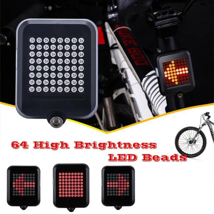 intelligent bicycle direction indicator light