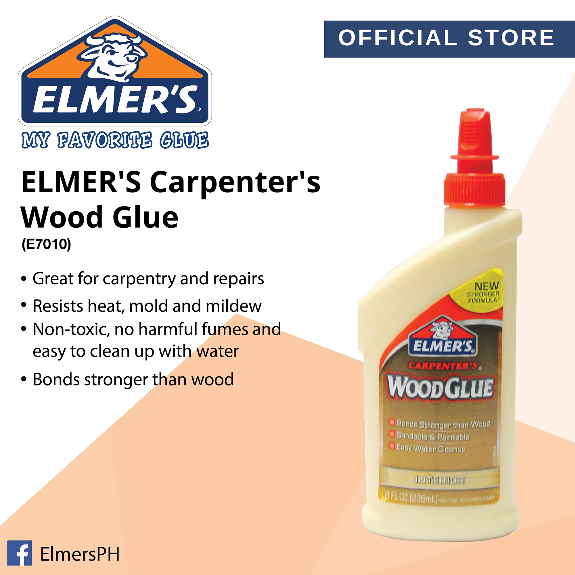 Elmer's Carpenter's Wood Glue -16oz