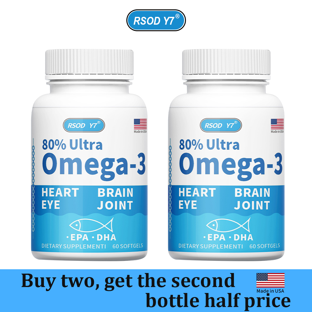 (RSOD Y7™ 100 USA authentic) Fish Oil Omega3 1200 mg,Are Rich In DHA