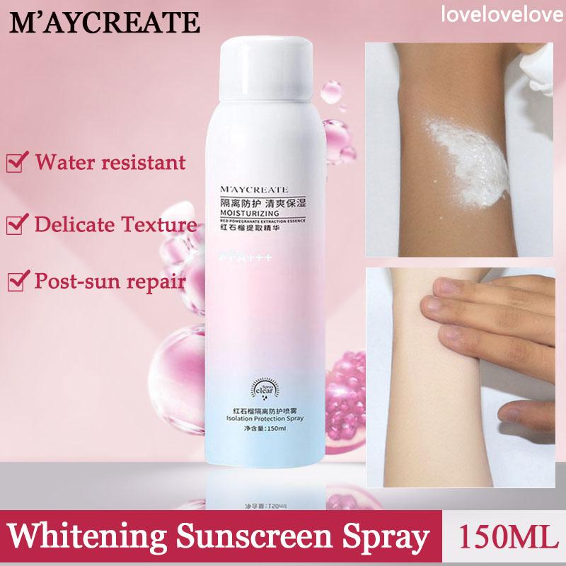 sunblock whitening spray