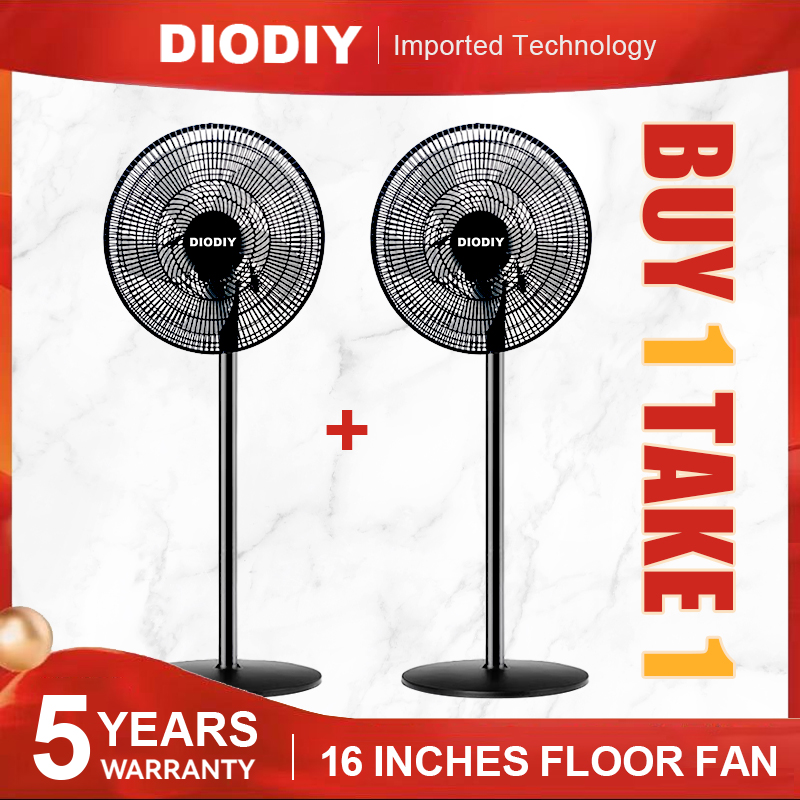 DIODIY Electric stand Fan floor fan wall fan desk fan table fan three
