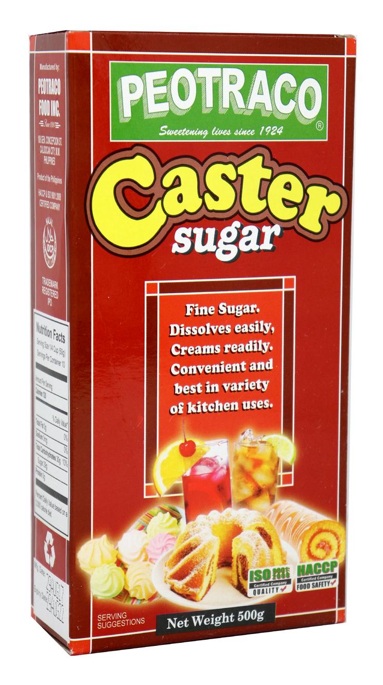 Peotraco Caster Sugar Powder 500 Grams Lazada PH