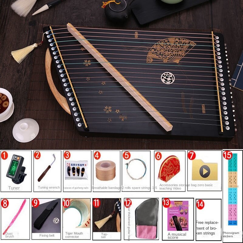 [Give a piano bag] Guzheng fingering apparatus 21 string beginner