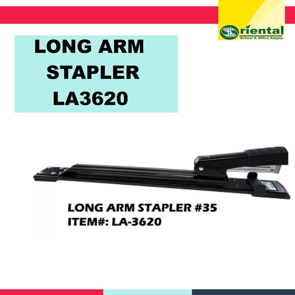 Heavy Duty Long Arm Stapler LA3620 LongReach Stapler for binding