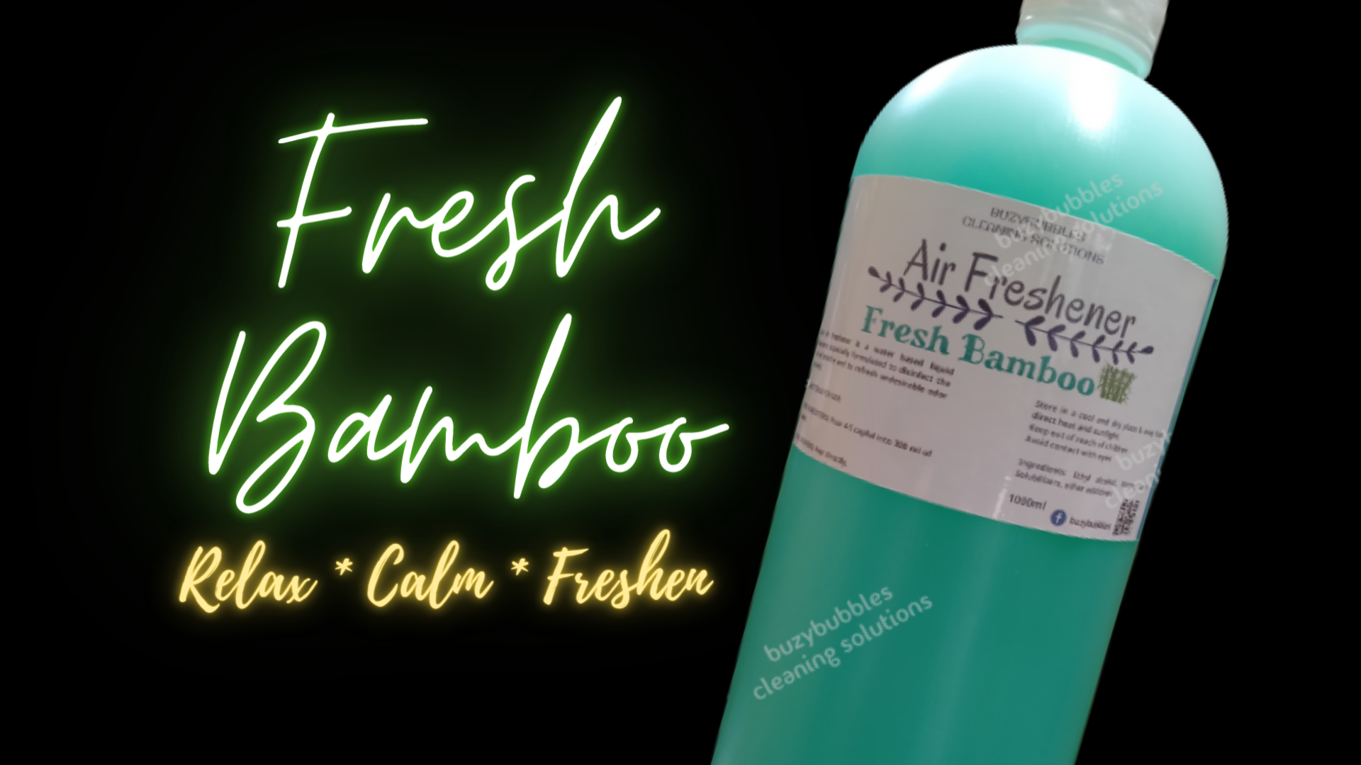 Fresh Bamboo Air Freshener Water based Essential Oil 1 Liter for