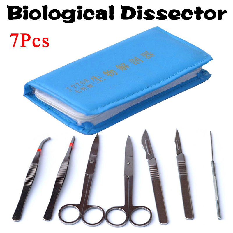 OSEELANG 7 pcs /set dissector Microscope dissecting tool kit Stainless ...