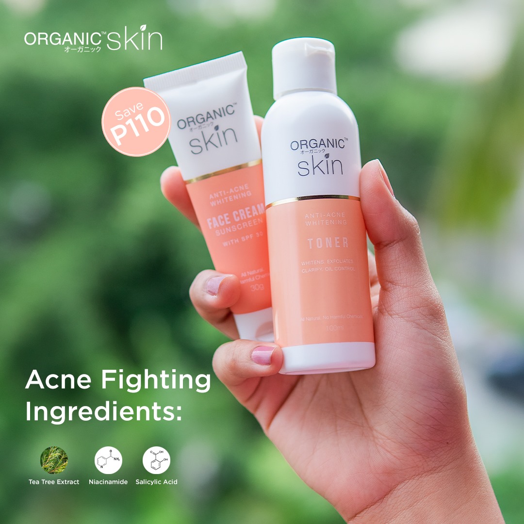 Organic Skin Japan AntiAcne Whitening Duo Lazada PH