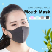 Fashion Unisex sponge Mouth Anti-Dust Face Mask