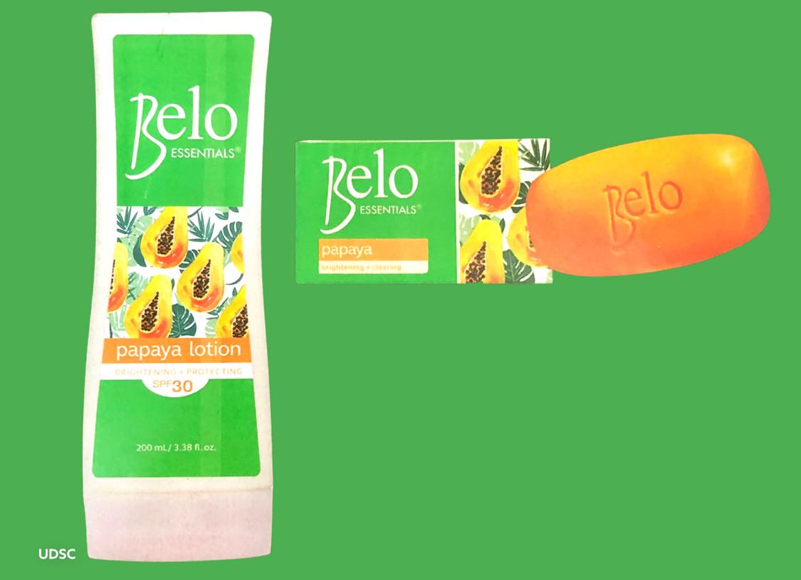 Belo Essential PAPAYA BRIGHTENING LOTION & BAR SOAP Lazada PH