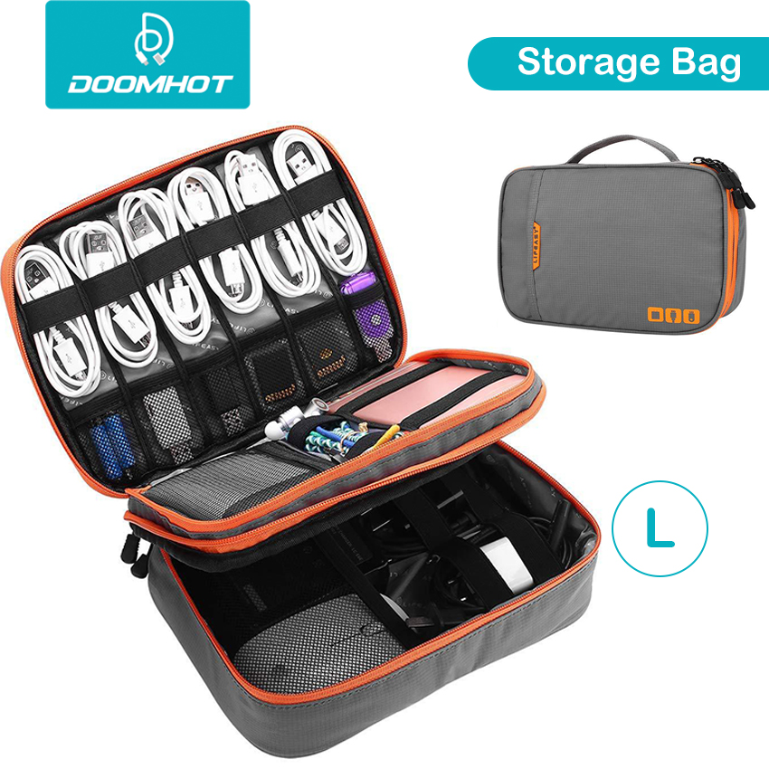 DoomHot Charger Organizer Pouch Travel Packing Organizers Cable Bag ...