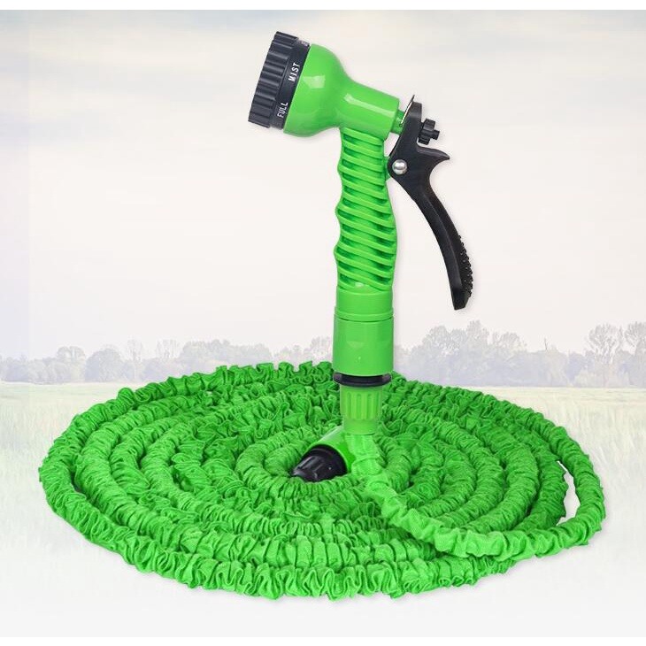 25FT100FT home magic hose spray water gun flexible hose car wash