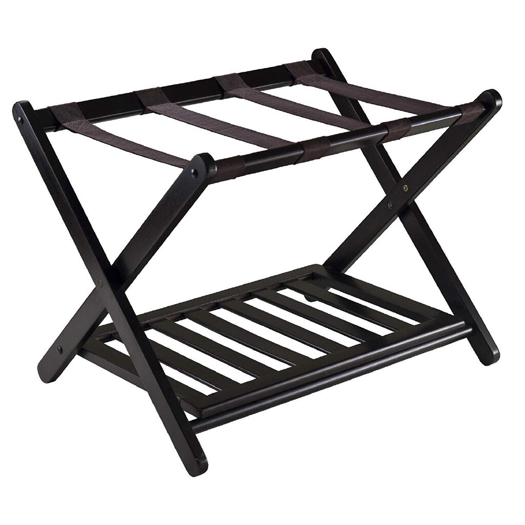 68*40*58cm Bamboo Luggage Rack Bamboo Foldable Luggage Rack Hotel