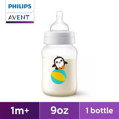 Philips AVENT 9oz Anti-colic Baby Bottle Penguin