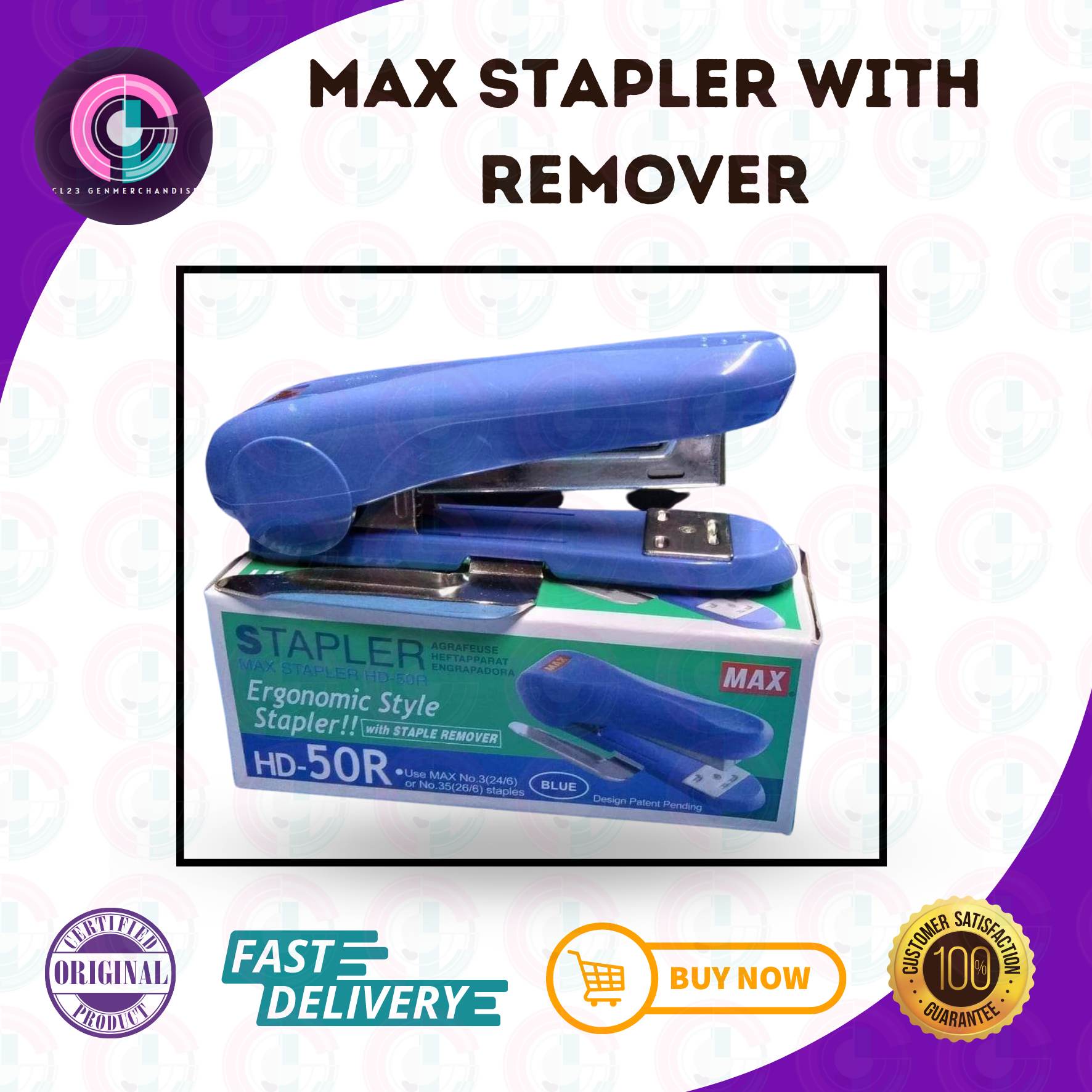 Max Stapler HD-50R with Remover Authentic | Lazada PH