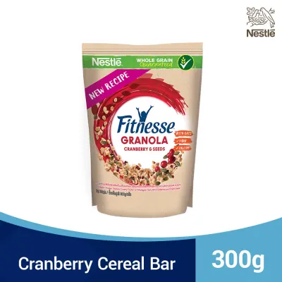 NESTLE Fitnesse Granola Cranberry Breakfast Cereal 300g - Pack of 3