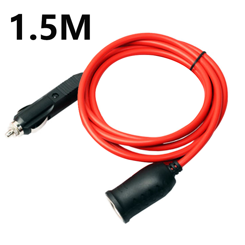 12V 24V 10A Car Extension Cord 3.61.5M Socket Styling Charger Cable Female Socket Plug Car