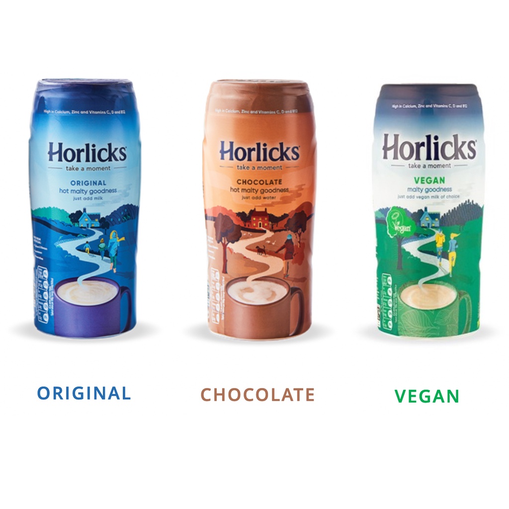 Horlicks Chocolate Original Vegan Instant Malt Drink for Breastfeeding