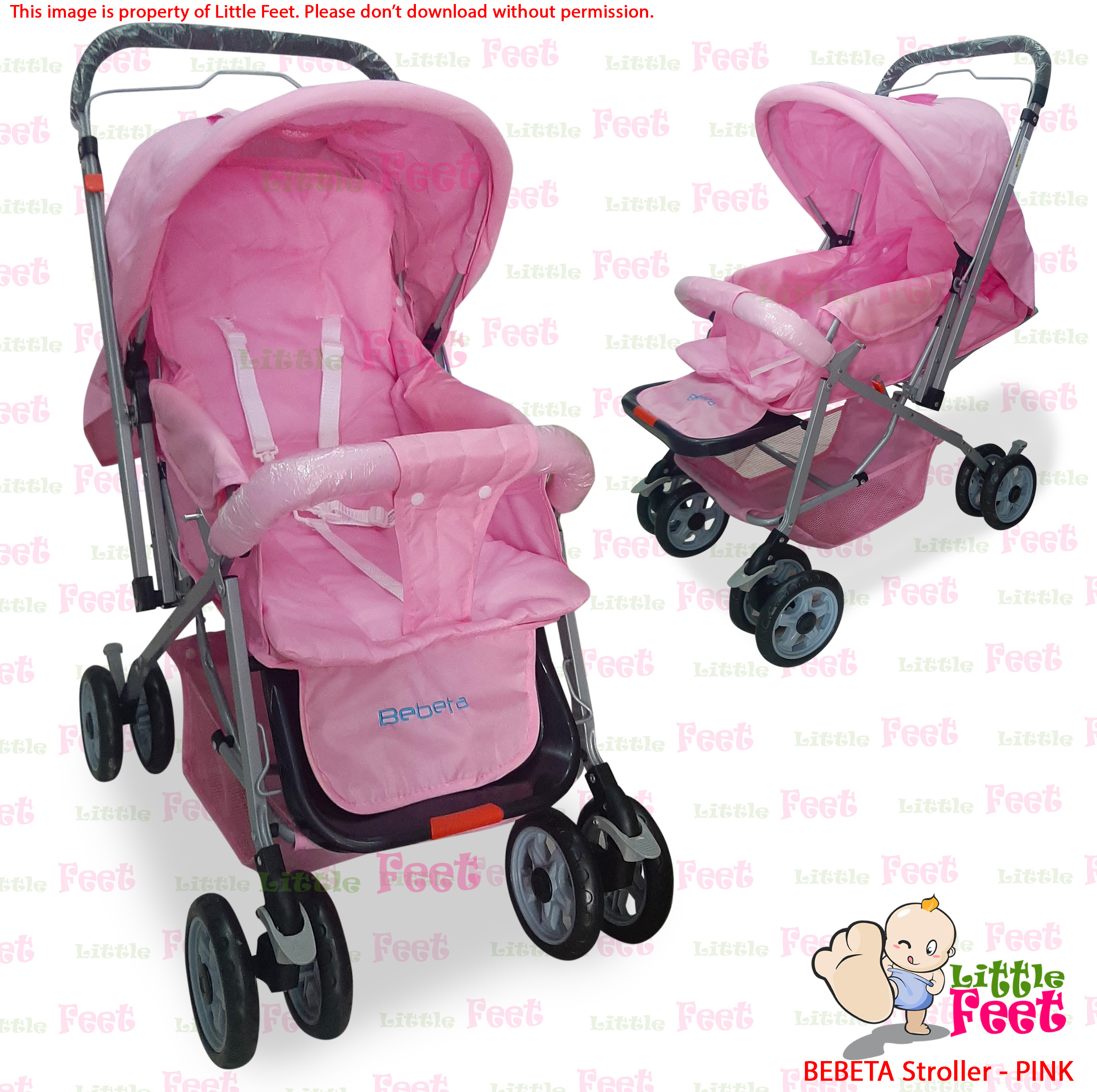 bebeta stroller pink