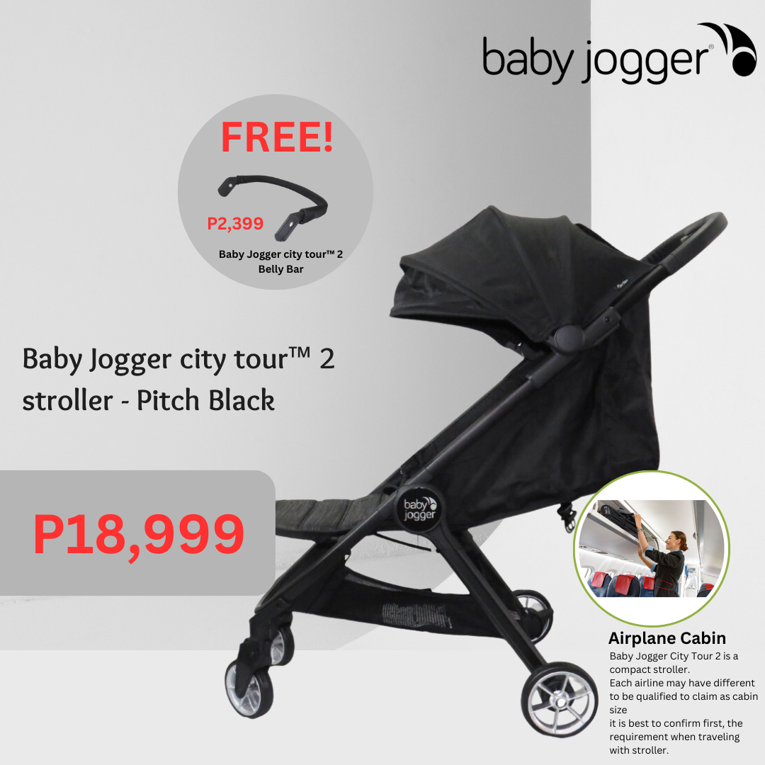 Baby Jogger Stroller City Tour with (FREE ITEM BELLY BAR