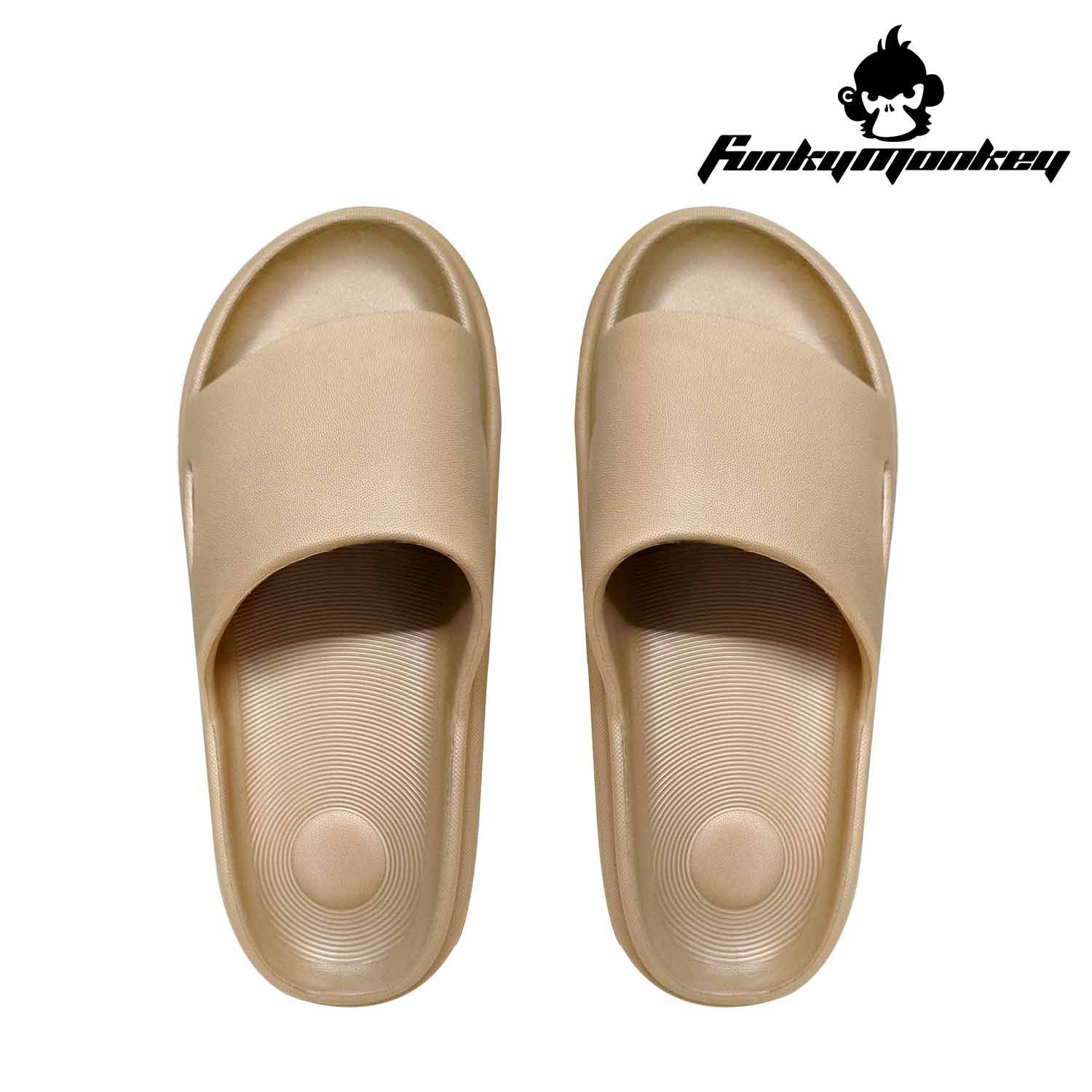 Funky Monkey Men Slides Atlanta in Light brown Lazada PH