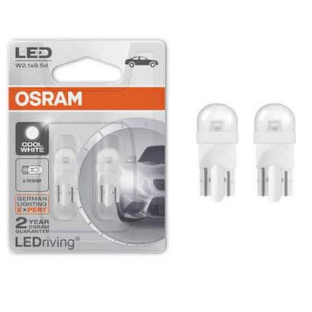 OSRAM T10/w5w LED BULBS, 0.5watt-35lumen-6000k