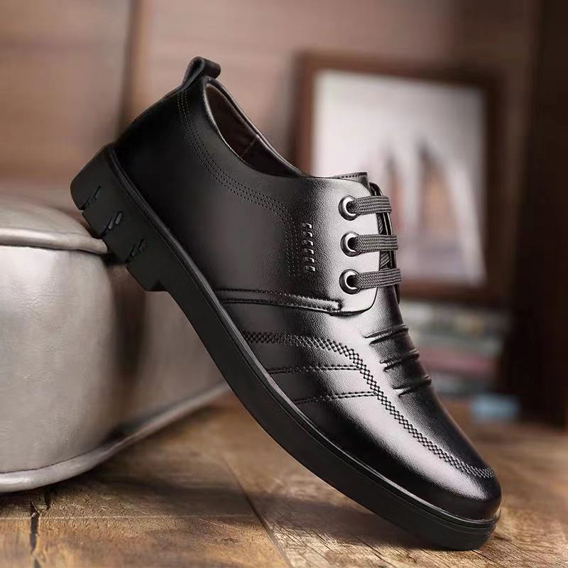 Korean Leather Shoes for Men Business Shoes Formal Leather Shoes