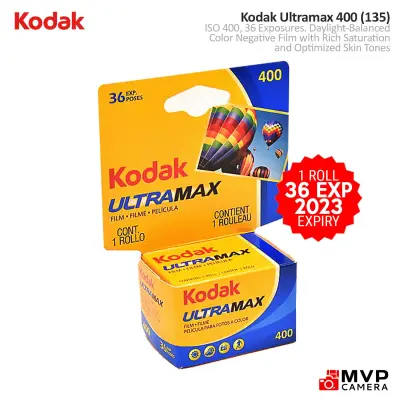 Kodak Ultramax 400 Color Negative Film ISO 400 36 Exposures 35mm - EXPIRY 2023 MVP CAMERA