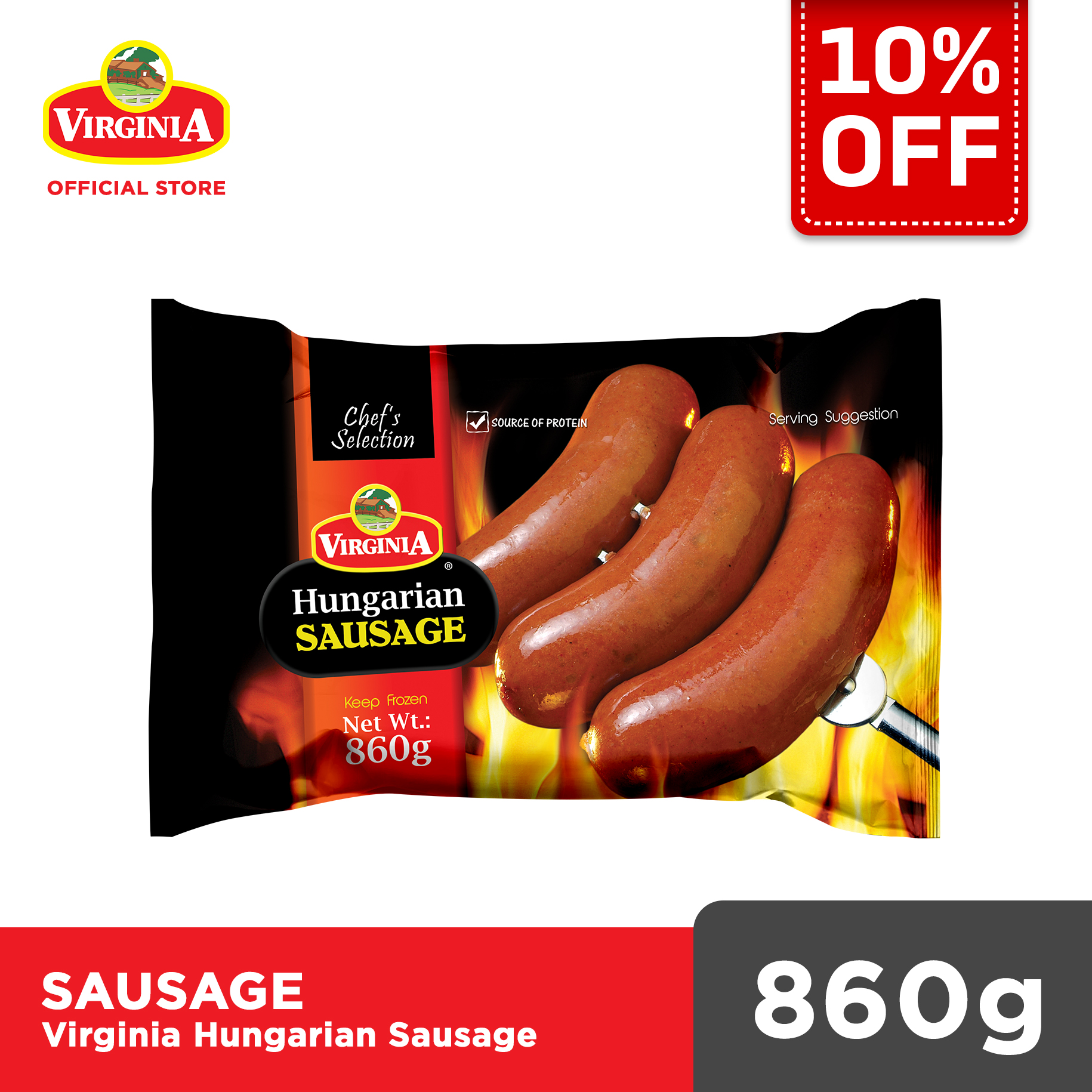 Virginia Hungarian Sausage 860g | Lazada PH