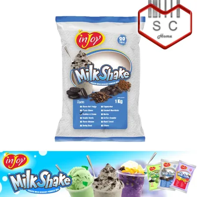 SC Injoy Cookies N Cream Milkshake Shake Powder 1kg Cookies and Cream Milk Shake