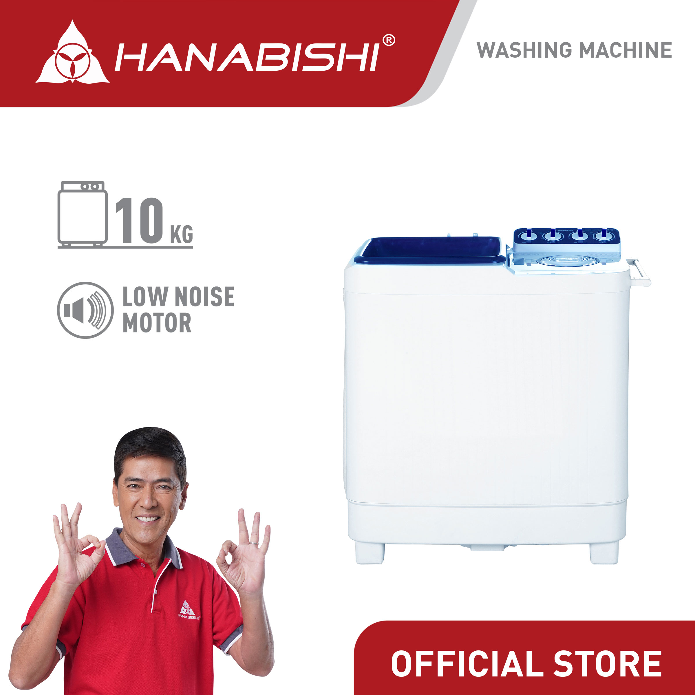 Hanabishi Washing Machine HWM210 Lazada PH